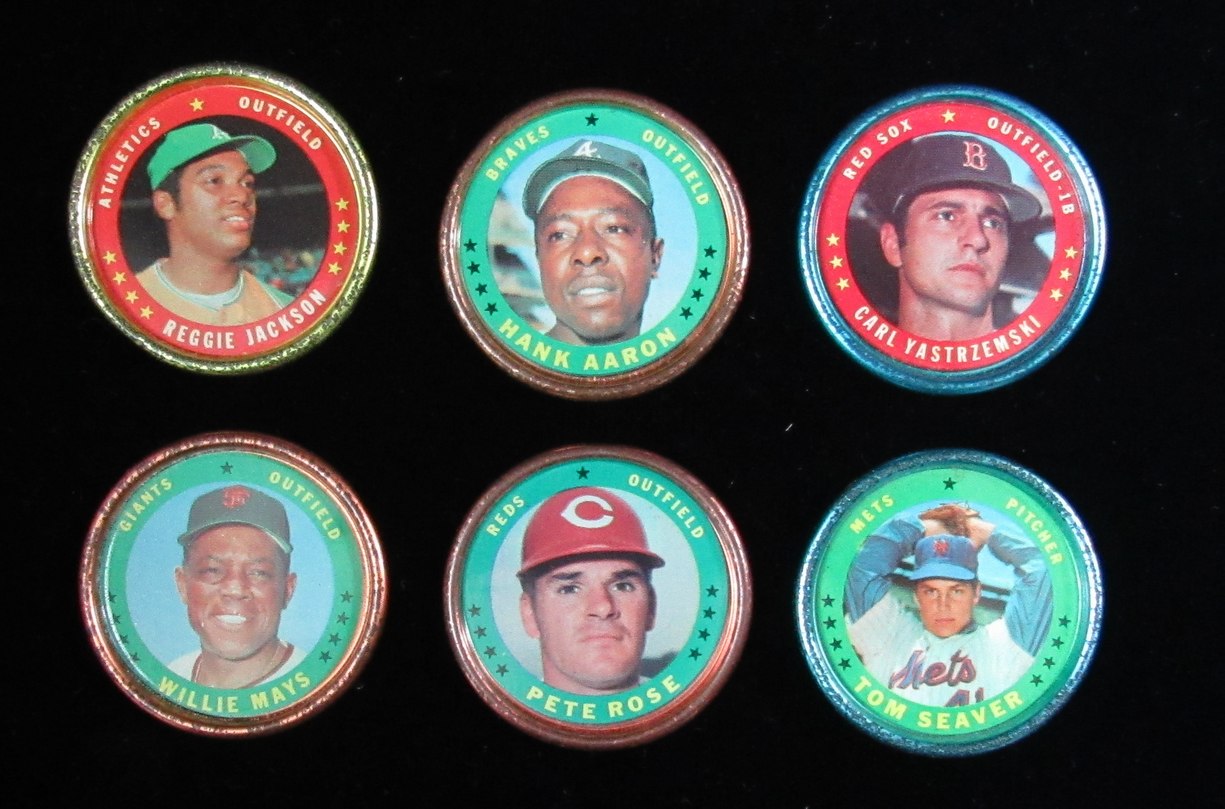 1971 Topps Baseball Coins Vintage Complete Set 153 182859