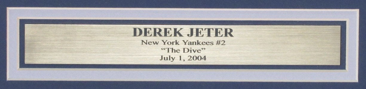 Derek Jeter UNSIGNED 16x20 Photo "The Dive" New York Yankees Framed 189414