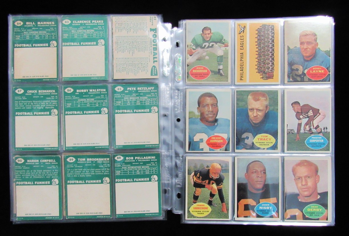 1960 Topps Football Complete Set (132) Brown, Unitas, Starr, Hornung 189775