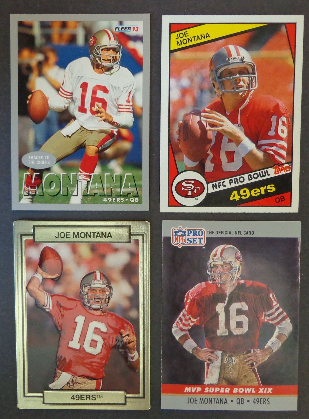 Lot of (43) Assorted Joe Montana 49ers Football Trading Cards 181088