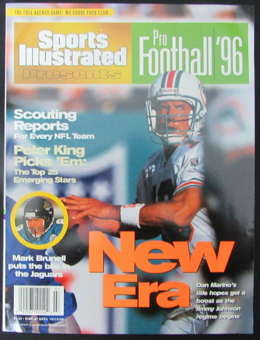 1996 Sports Illustrated Presents Football Dan Marino Dolphins NO LABEL 154324