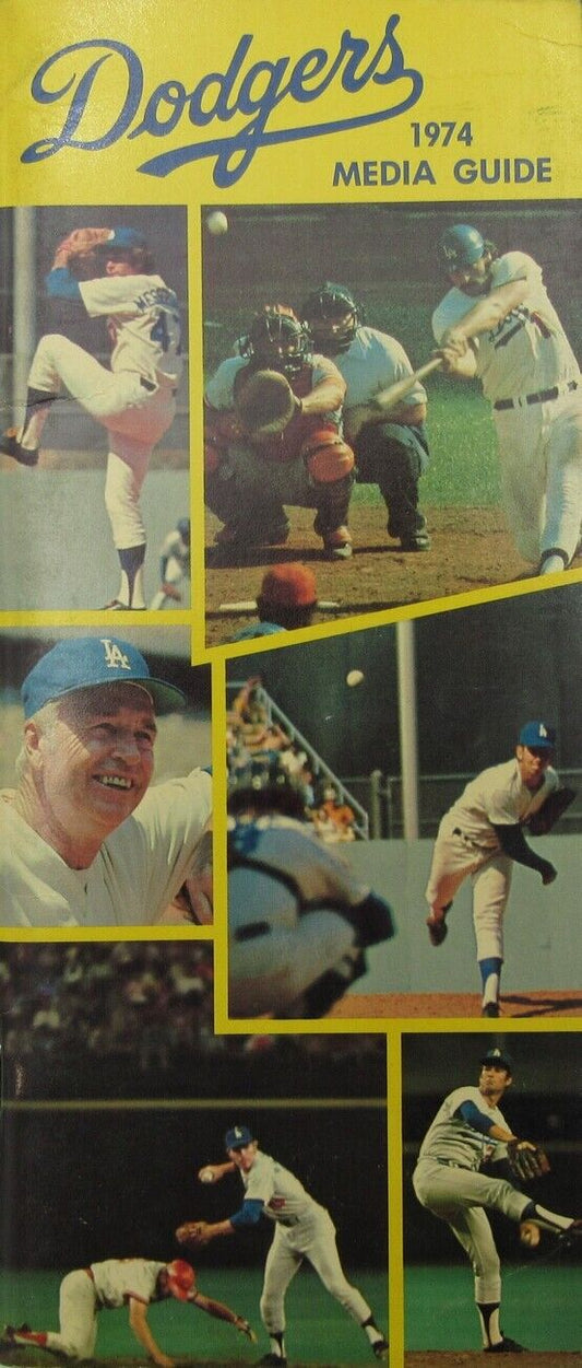 1974 Los Angeles Dodgers Media/Press Guide 156139