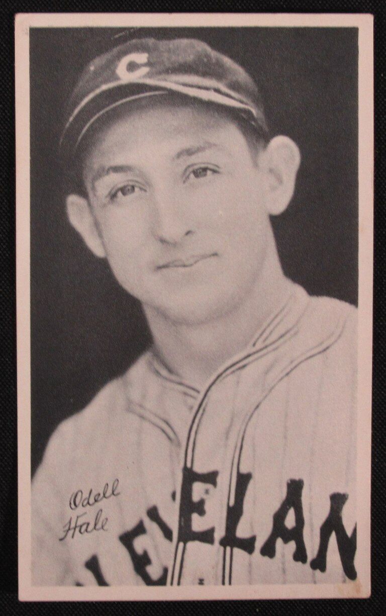 1936 National Chicle Baseball Fine Pen Premium R313 Odell Hale Indians