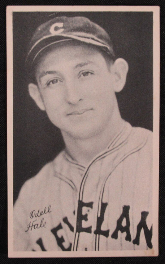 1936 National Chicle Baseball Fine Pen Premium R313 Odell Hale Indians