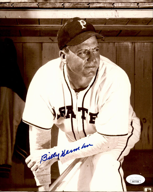 Billy Herman HOF Signed/Autographed 8x10 Photo Pittsburgh Pirates JSA 191433