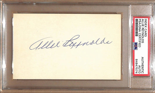 Allie Reynolds Autographed 3x5 Index Card New York Yankees PSA/DNA 178802