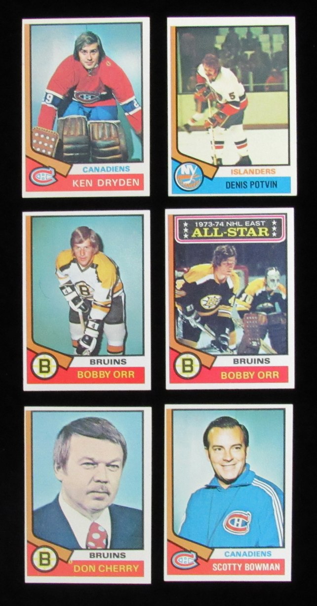 1974-75 Topps Hockey Cards Complete Set (1-264) Bobby Orr/Scotty Bowman 190164