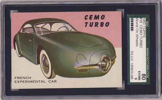 1953 TOPPS World on Wheels #18 Cemo Turbo EX/NM SGC 80 6