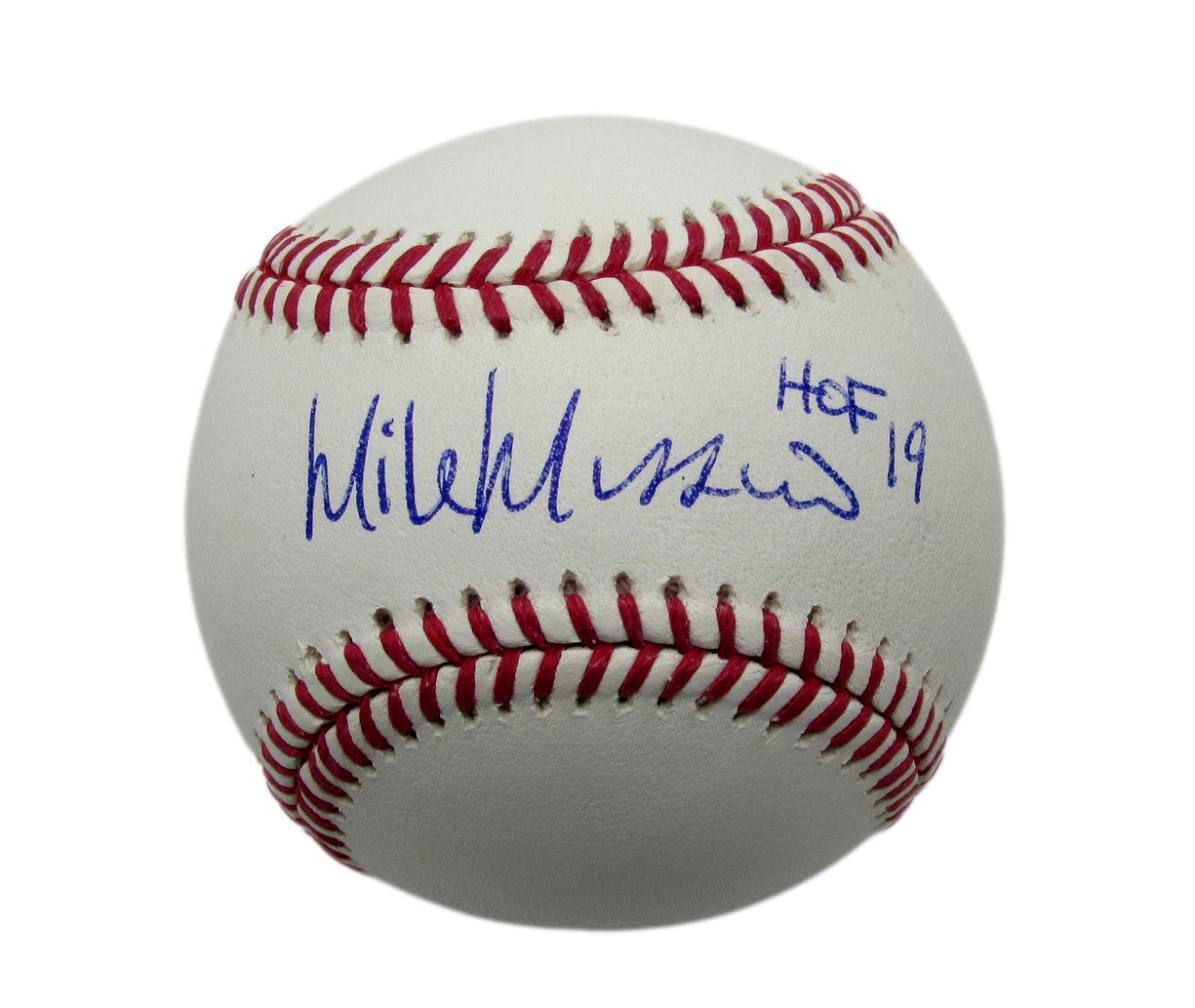 Mike Mussina Autographed/Inscribed OML Baseball Orioles JSA 177791