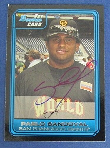 Pablo Sandoval Giants Signed/Autographed 2006 Bowman Baseball Card #FG6