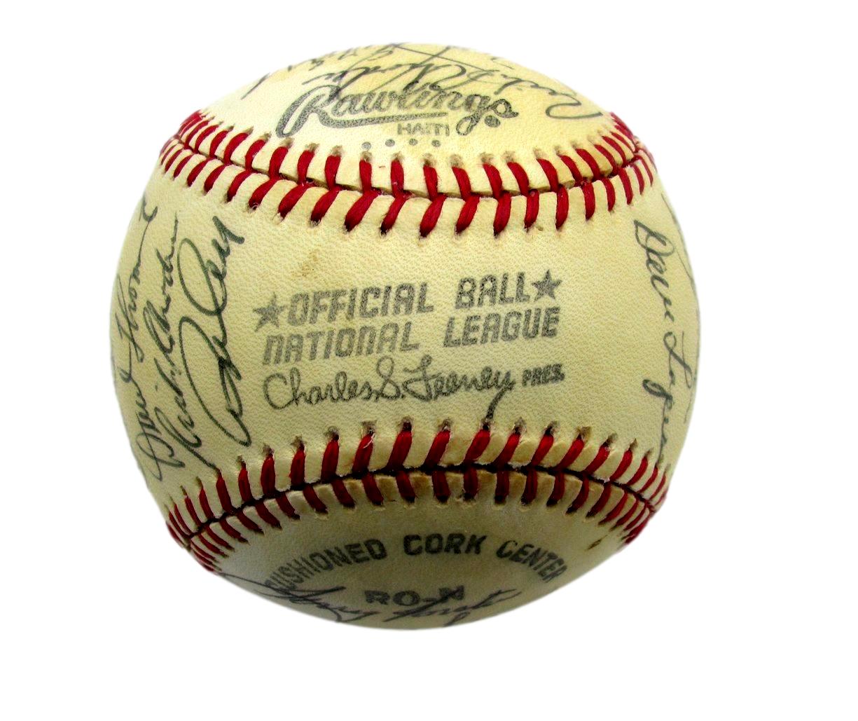 1979 Dodgers Team Signed by 20 ONL Baseball Sutton Lasorda HOF Garvey 190532