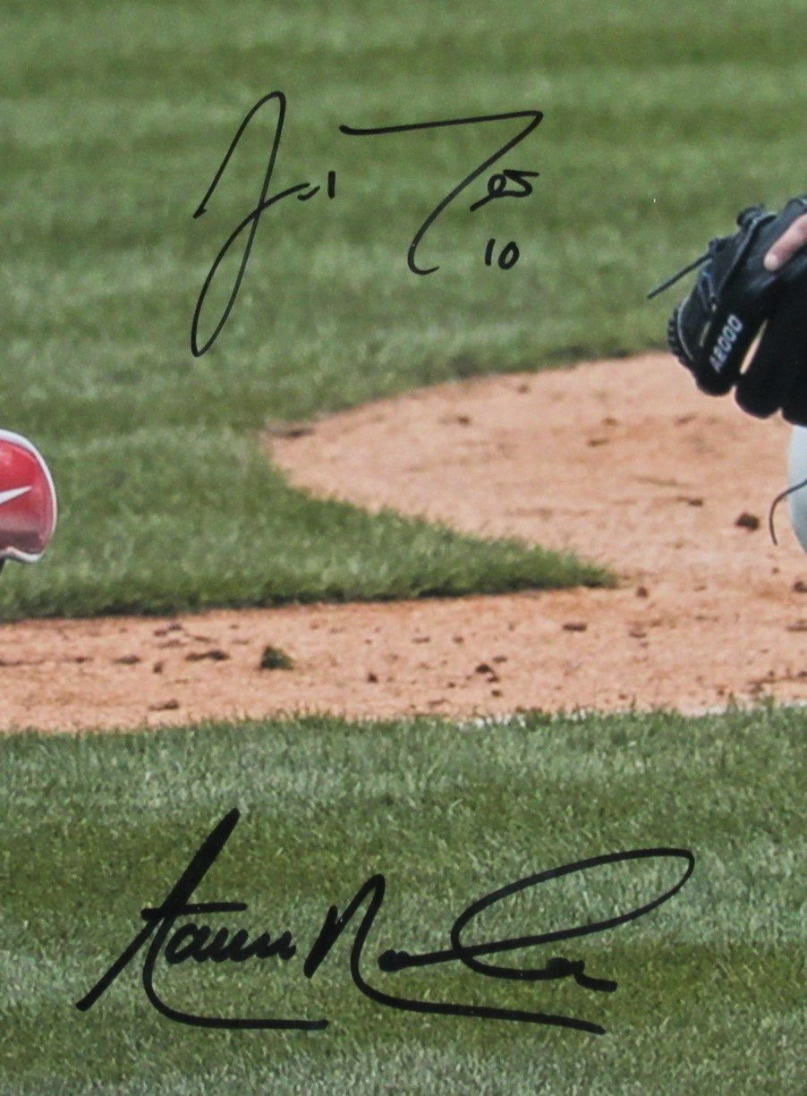 J.T. Realmuto/Aaron Nola Dual-Signed 16x20 Photo Phillies Framed Fanatics 184244