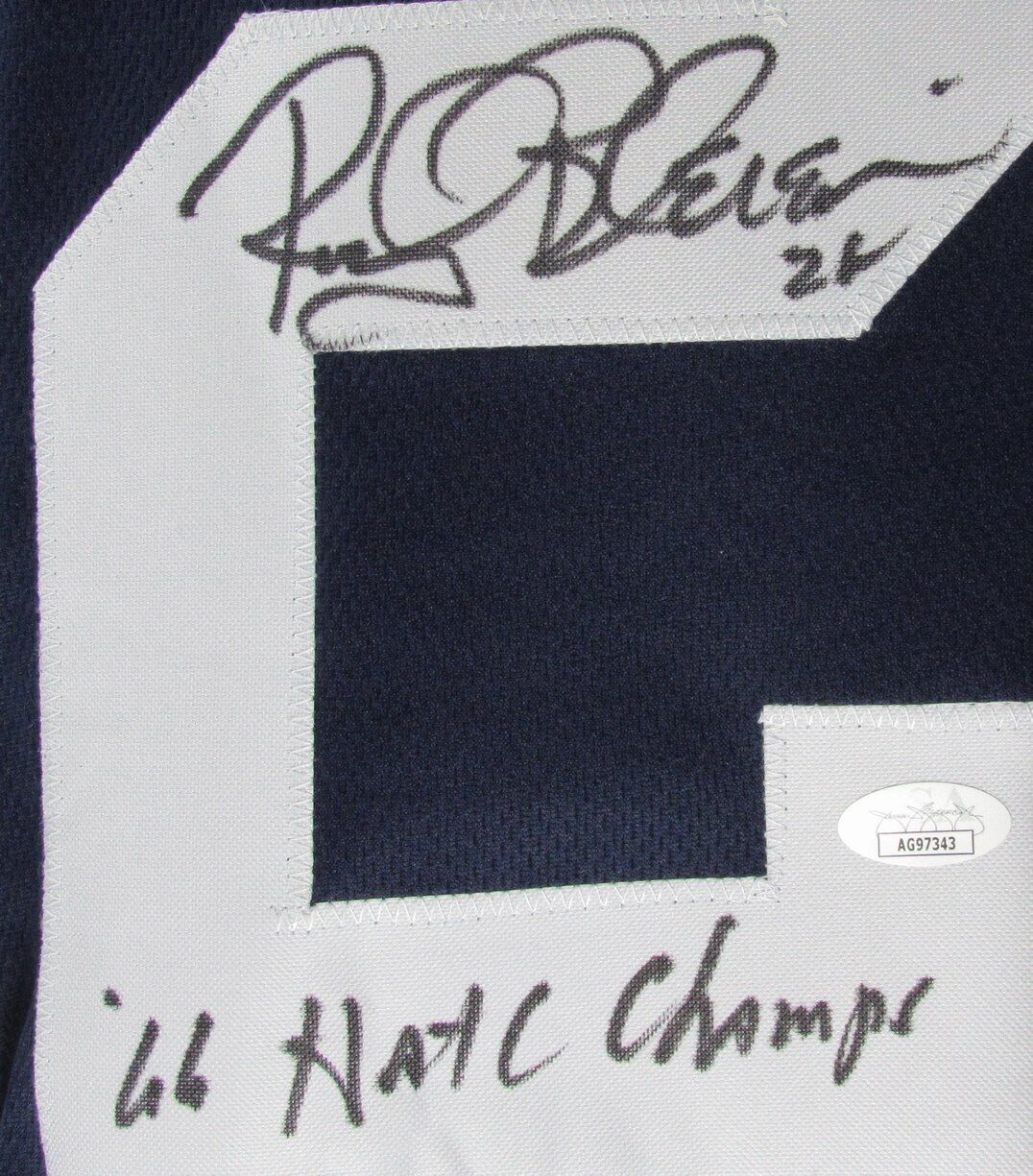 Rocky Bleier Autographed/Inscribed Custom Football Jersey Notre Dame JSA