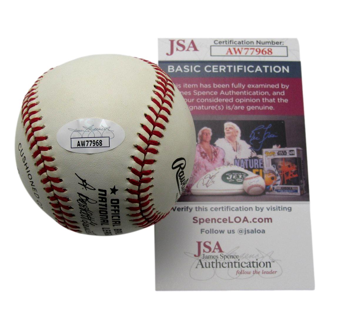 Monte Irvin HOF Signed/Autographed ONL Baseball New York Giants JSA 190557