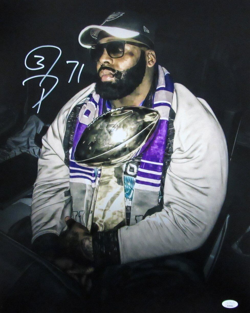 Jason Peters Philadelphia Eagles Signed/Autographed 16x20 Photo JSA 167005