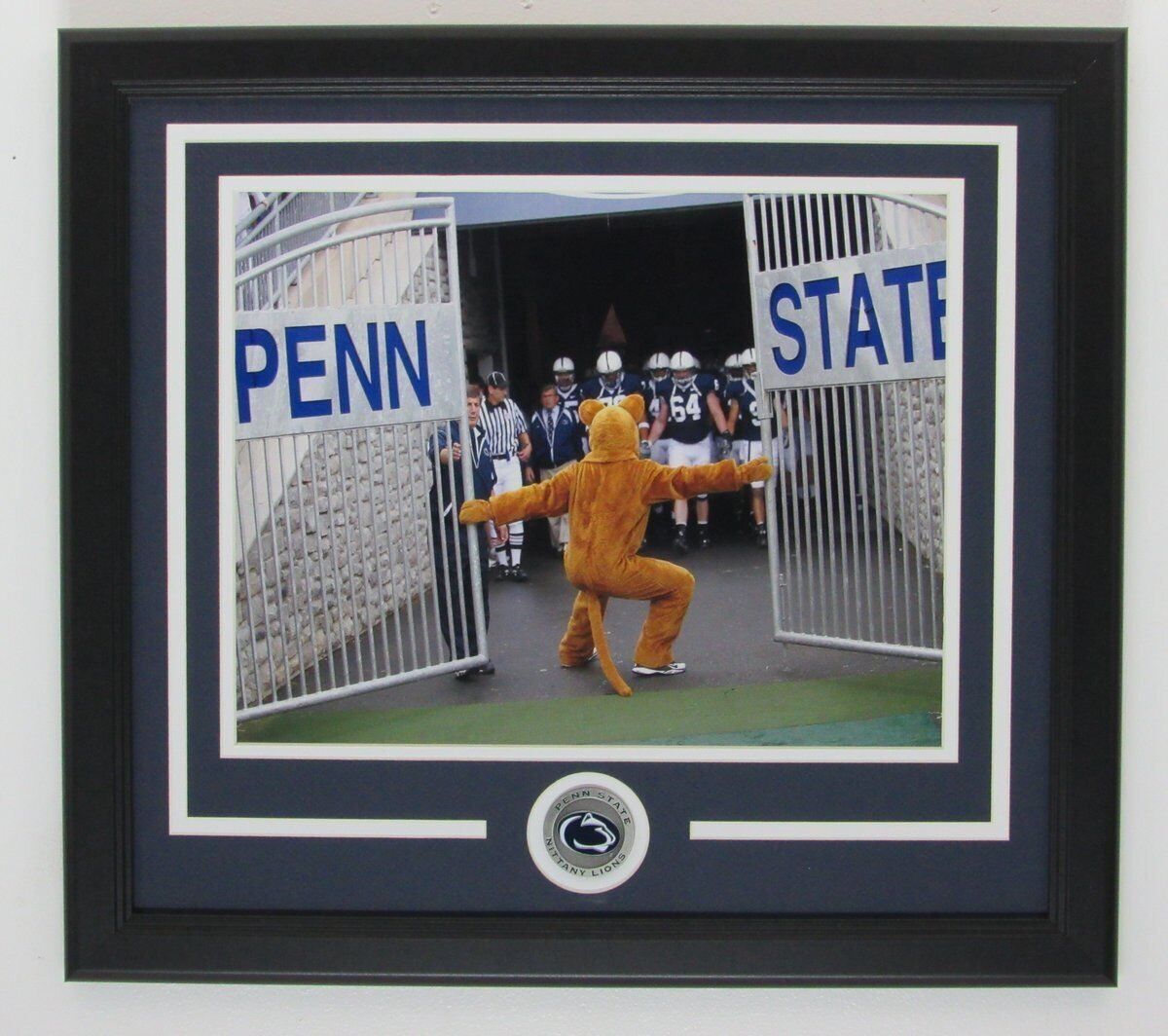 Penn State Nittany Lion "At the Gate" 11x14 Photo Framed