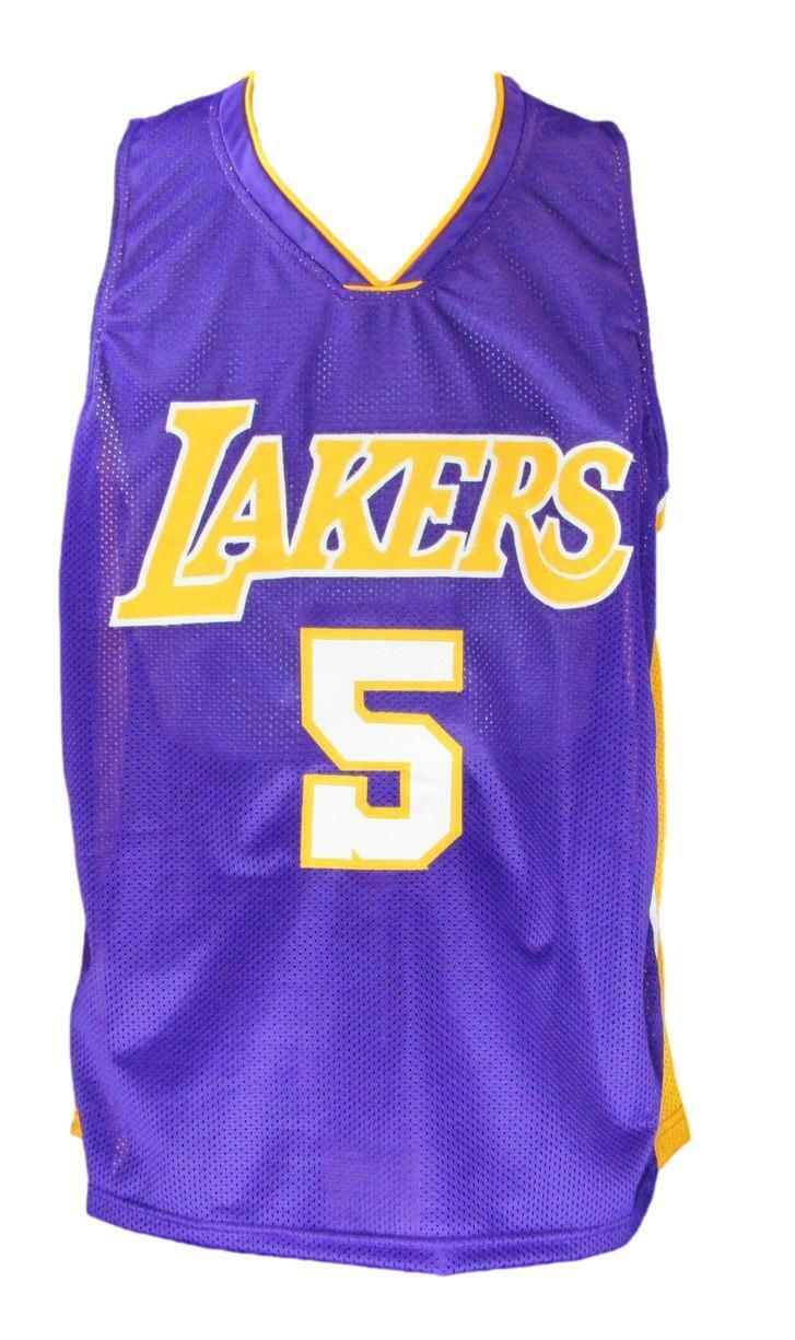 Robert Horry Signed/Autographed Lakers Custom Basketball Jersey JSA 166365