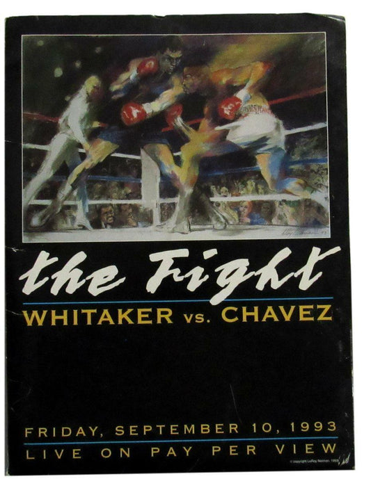 2000 World Welterweight Championship Boxing Whitaker vs. Chavez Press Kit 167493