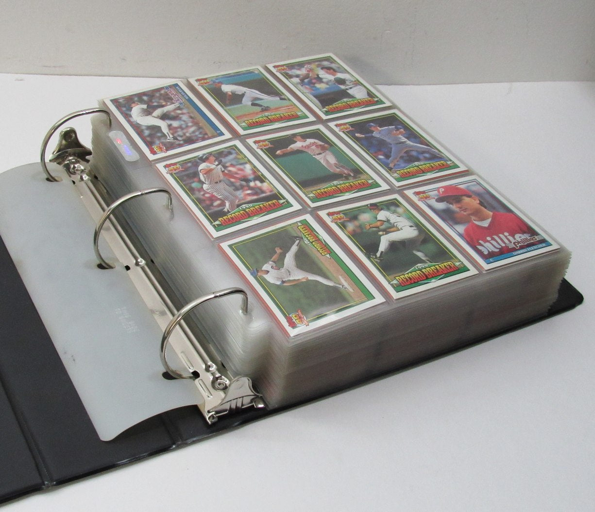 1991 Topps Complete Baseball Set (792) In Binder w/Pages 192021