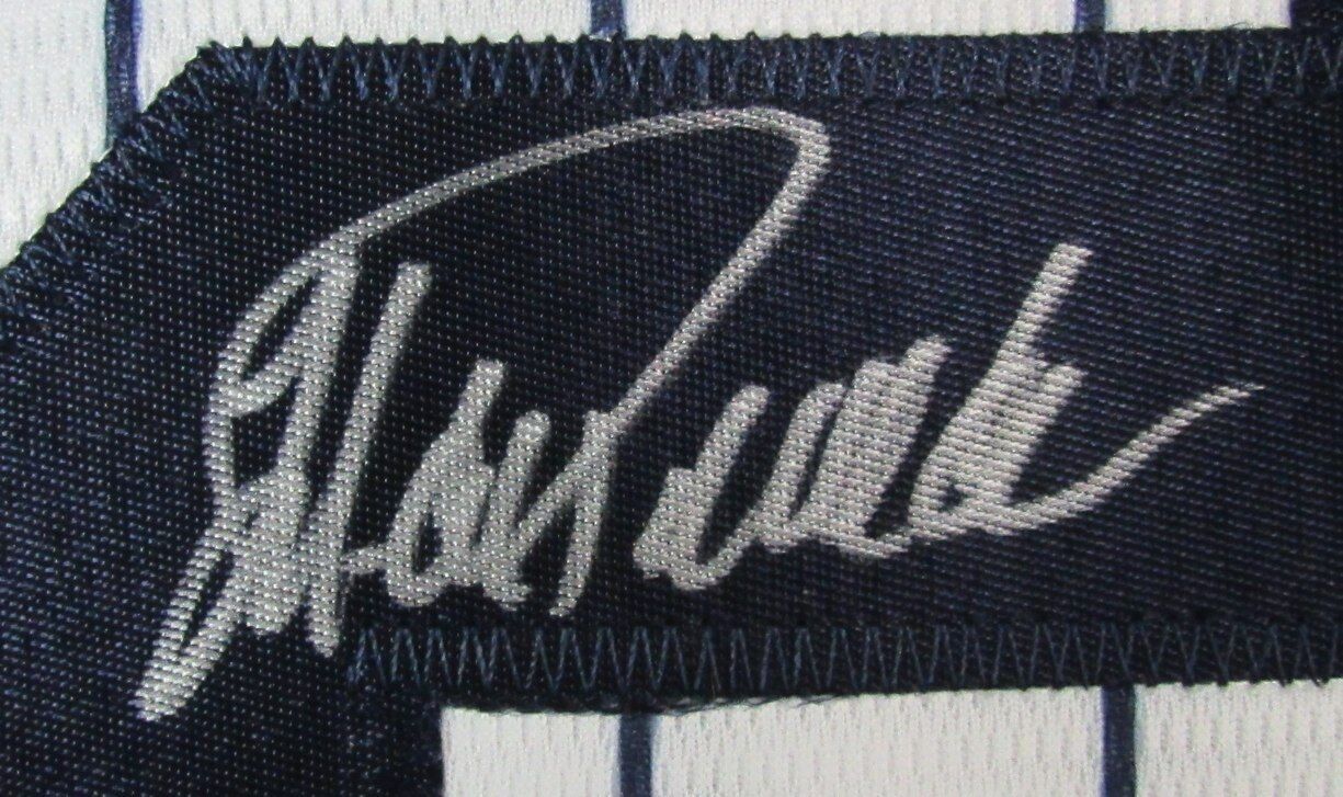 Jorge Posada Autographed MLB Baseball Authentic Jersey Yankees Beckett 177521