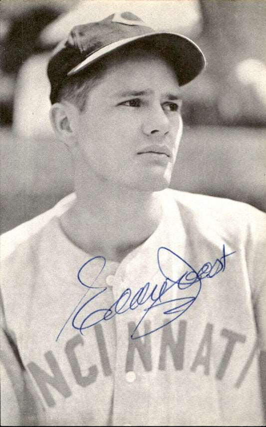 Eddie Joost Reds d. 2011 Signed/Autographed 3x5  Photo 178495