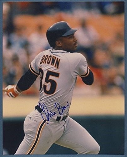 Chris Brown San Francisco Giants Autographed/Signed 8x10 Photo 125728