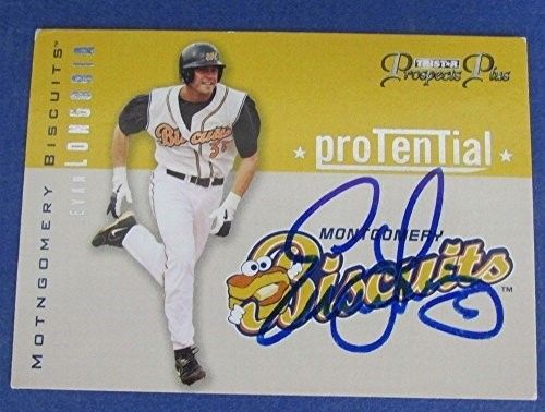 Evan Longoria Rays Signed Tristar Prospects Plus Baseball Card #P-2