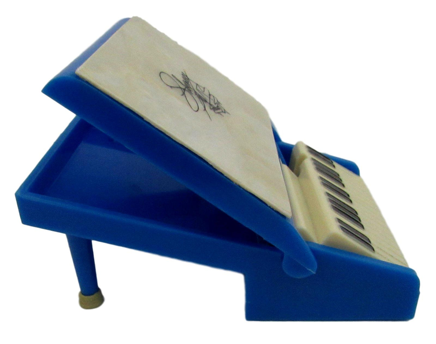 The Liberace Collection Baby Grand Piano Cigarette Dispenser Blue 145731