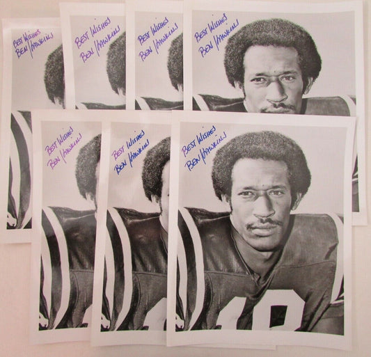 Lot of 7 Ben Hawkins Philadelphia Eagles d.2017 Signed 8x10 B/W Photo 157590