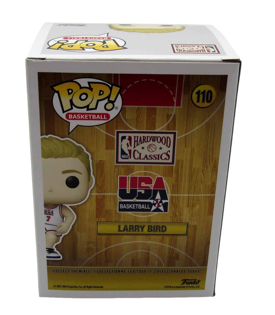 Larry Bird HOF Autographed Funko Pop! Figurine #110 Celtics PSA/DNA 179138