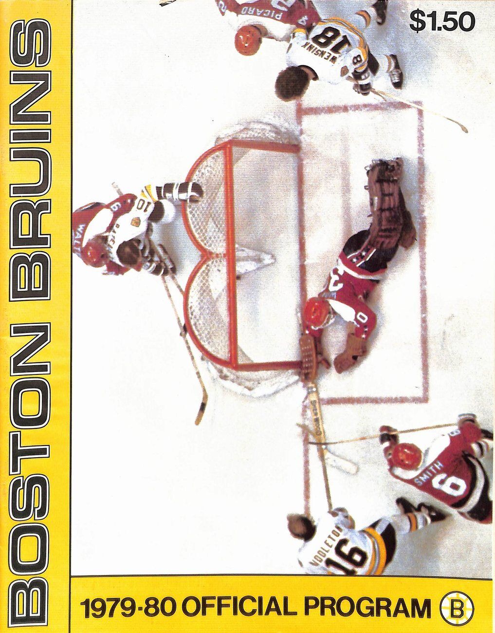 1979-80 Boston Bruins vs. Hartford Whalers Hockey Program 179642