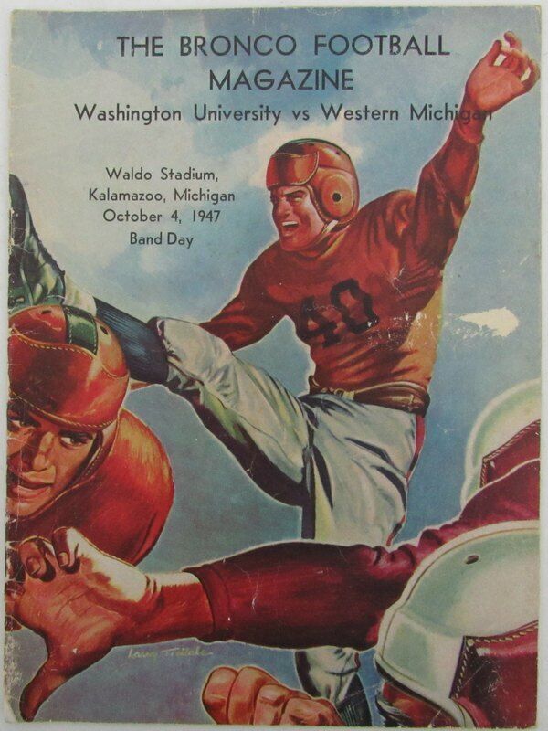 1947 Washington University vs. Western Michigan College Football Program 143476