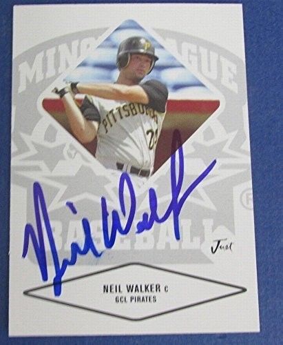 Neil Walker Pirates Signed Just Minors Justifiable 2004 Baseball Card #87 Auto