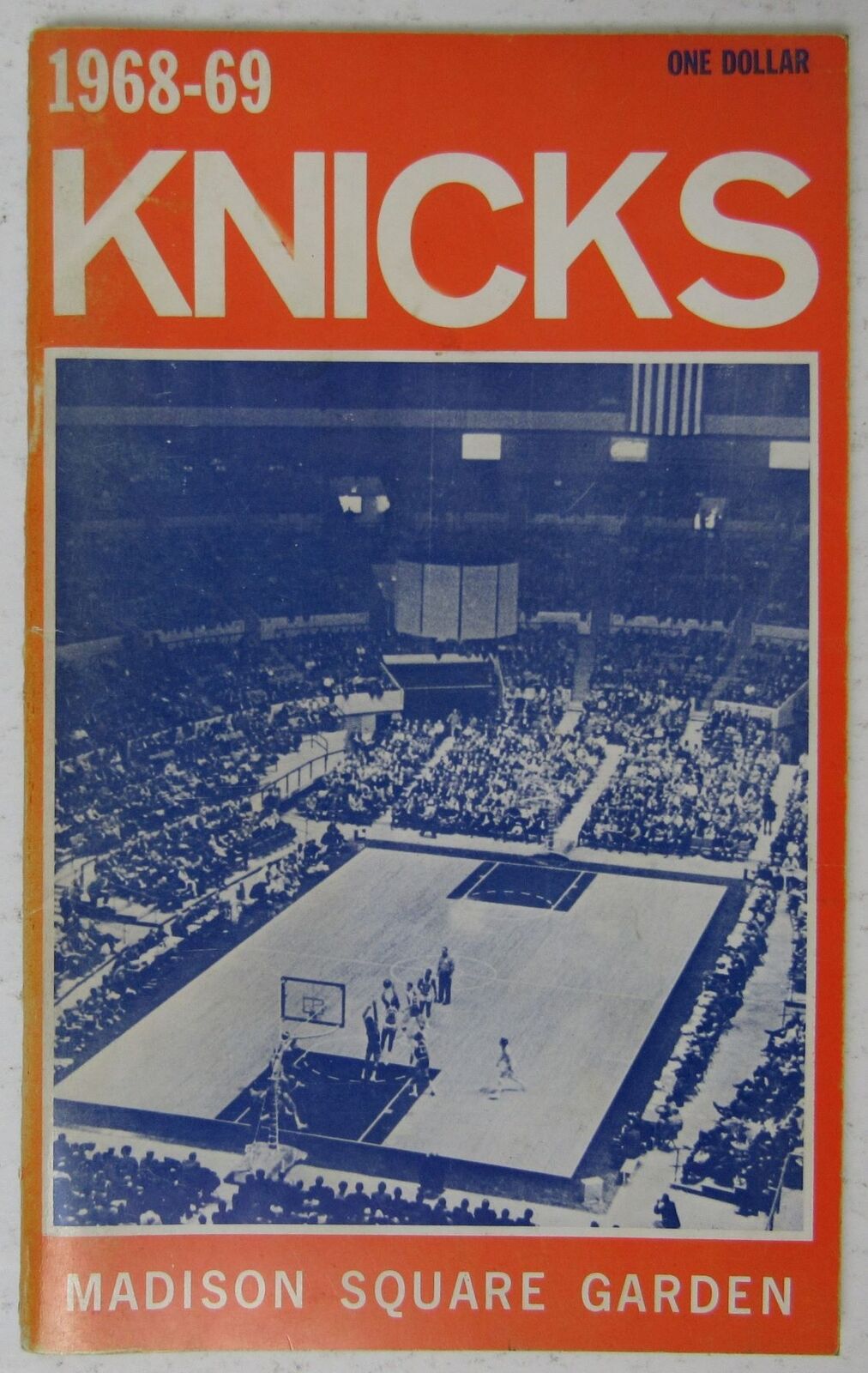 1968-69 NBA New York Knicks Press-Radio-TV Guide 144980