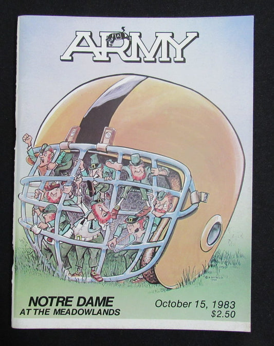 10/15/1983 Army vs. Notre Dame College Program 185811