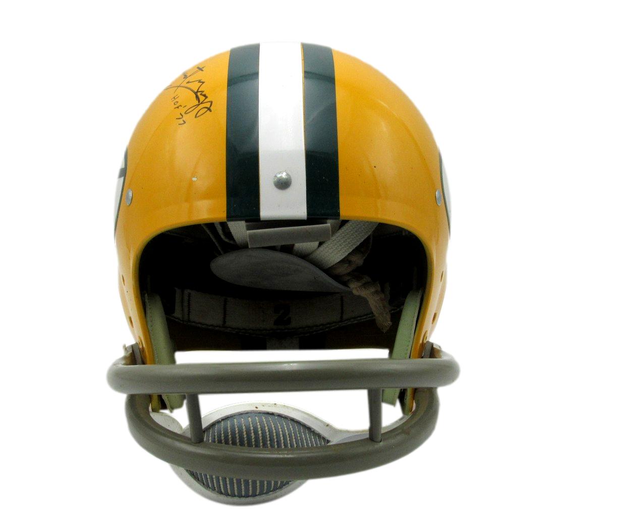 Forrest Gregg HOF Signed/Ins Kra-Lite TK2 Suspension Packers Football Helmet PSA