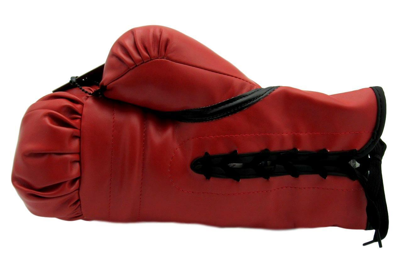 Michael Spinks Boxing Signed/Inscr Everlast Red Right Boxing Glove JSA 154752