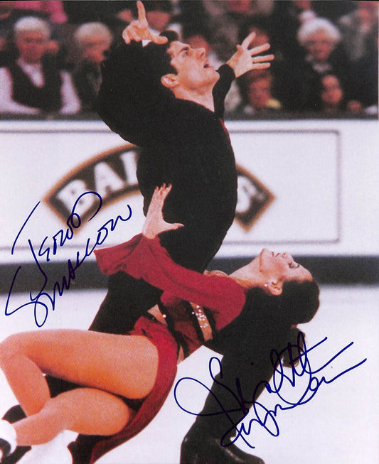 Punsalan and Swallow 5X US Ice Dancing Champs Signed 8x10 Photo 180577