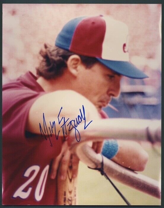 Mike Fitzgerald Expos Signed/Autographed 8x10 Photo PASS 120535