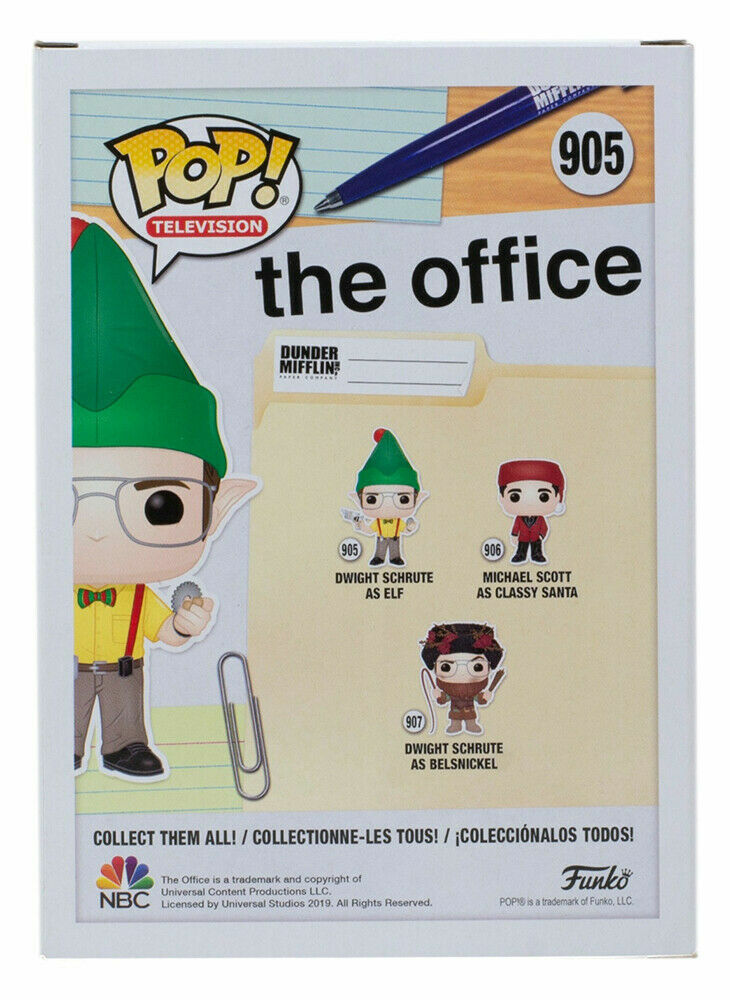 Rainn Wilson Signed Dwight Schrute The Office Funko Pop 905 PSA/DNA  ITP 160481