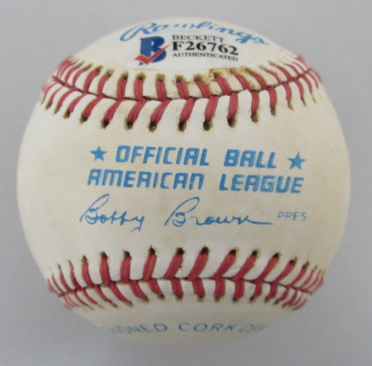 Pete Gray Signed/Autographed OAL Baseball St. Louis Browns Beckett 192162