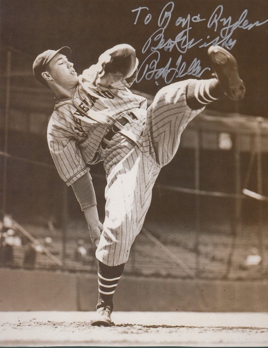 Bob Feller Signed/Autographed Indians 8X10 Photo 128631