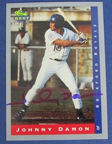 Johnny Damon Autographed/Signed Red Sox 1993 Classic/Best Baseball Card #182