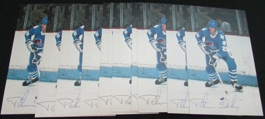 Lot of 10 Peter Statsny Quebec Nordiques Signed 3.5x5.5 Team Postcard 150469