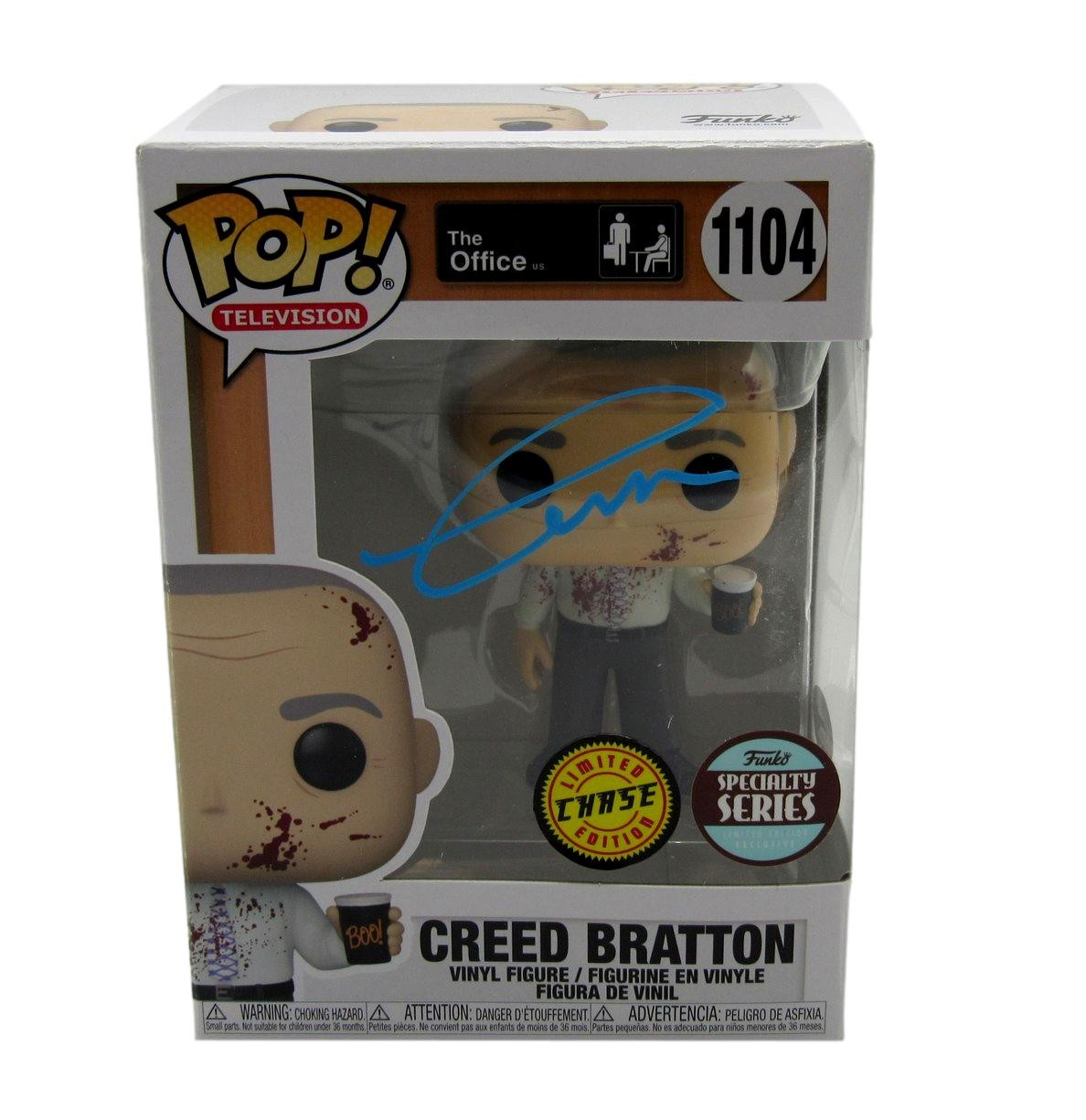 Creed Bratton Autographed Funko Pop! #1104 Figurine "The Office" JSA 184766