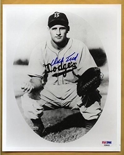 DICK TEED Brooklyn Signed 8x10 Photo PSA/DNA 132761