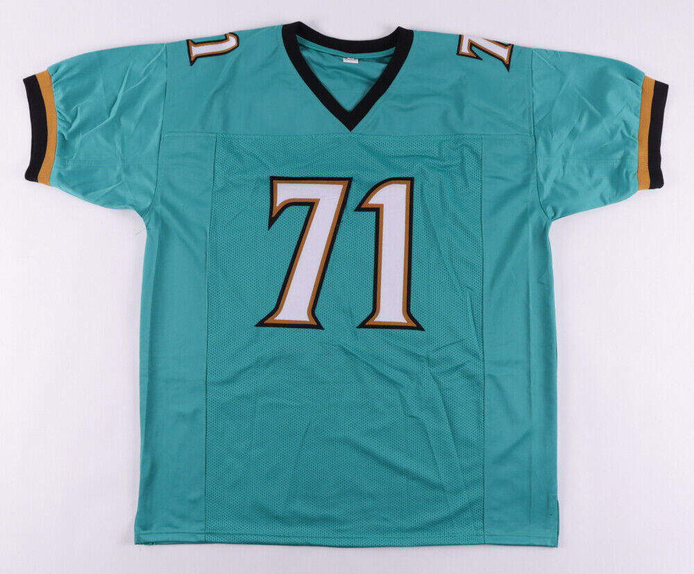 Tony Boselli Signed/Autographed Jaguars Custom Football Jersey JSA 162038