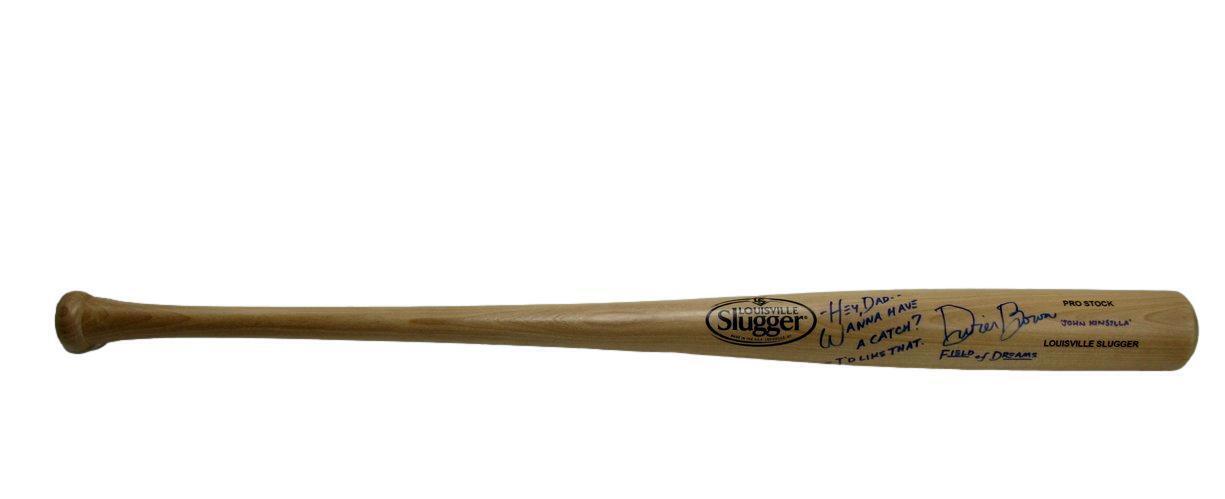 Dwier Brown Autographed Louisville Slugger Baseball Bat "Field of Dreams" JSA