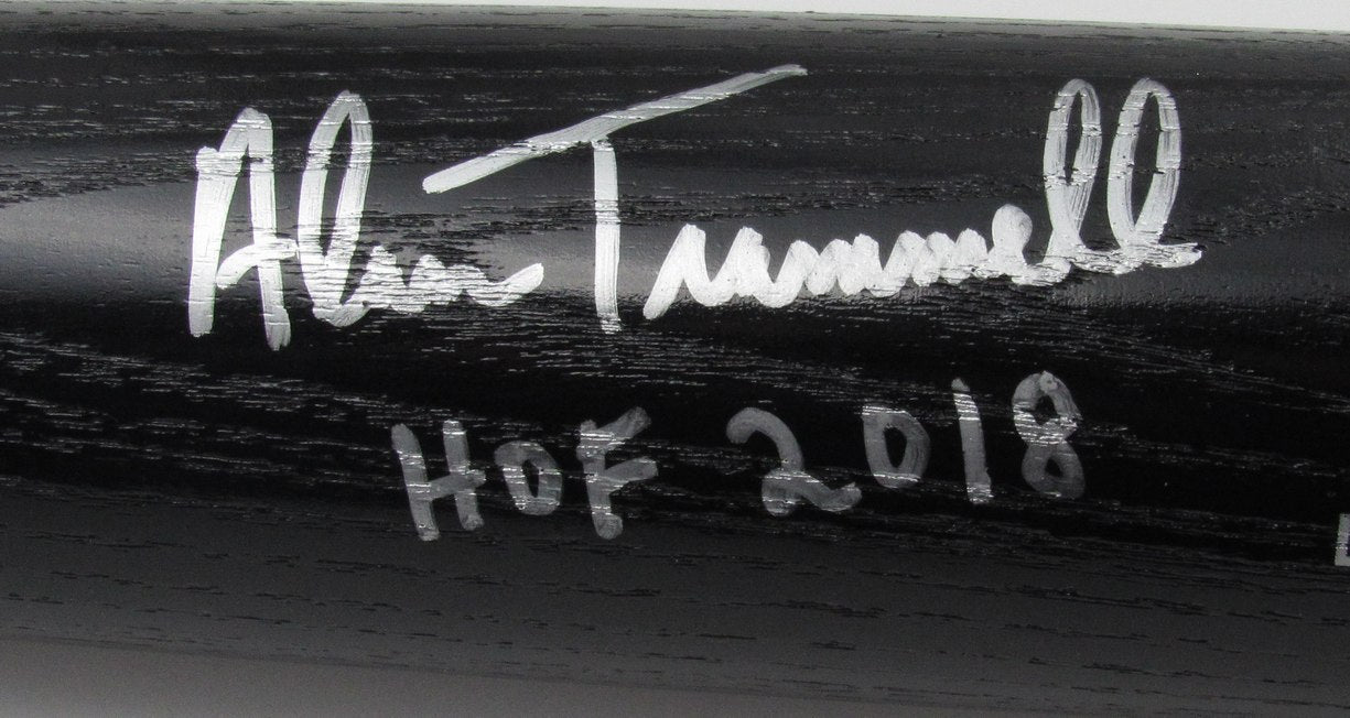 Alan Trammell HOF Autographed/Inscribed Louisville Slugger Bat Tigers JSA 183640