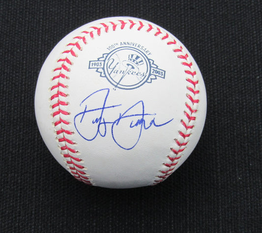Billy Brewer Signed/Auto Yankees 100th OML Baseball JSA 186702